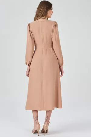 PKS Vestido Midi Poá