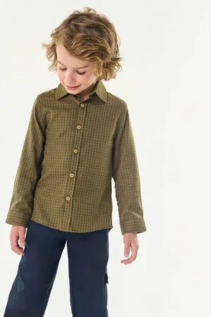 TRICK NICK Infantil - Camisa Masculina Manga Longa