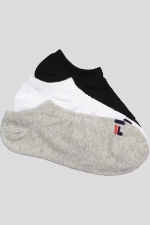 Fila Kit Meia 3 Pares Cano Curto Lisa