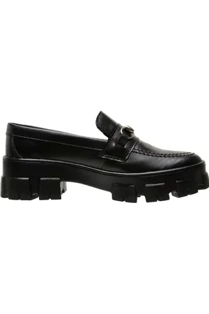 Sapato Feminino Mocassim Okford DUBUY 1413FG Preto