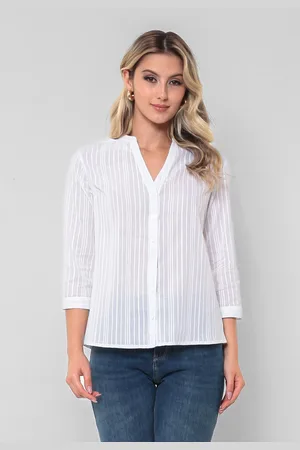 Intens Camisa Manga 3/4 Algodão Maquinetado