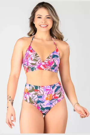 2Pcs Women Summer Bikini Lingerie Set Micro Bra Top with Briefs Bottoms  Swimsuit Swimwear Lingerie,Navy Blue,One Size
