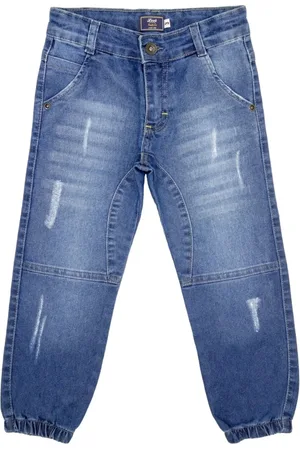 Look Jeans Infantil - Calça Jogger Jeans