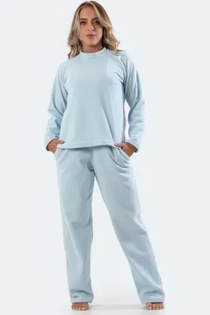 Diluxo Pijama Feminino Soft Longo Inverno Plush Super Conforto