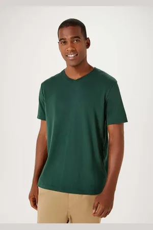 Hering Camiseta Básica Manga Curta Decote V World
