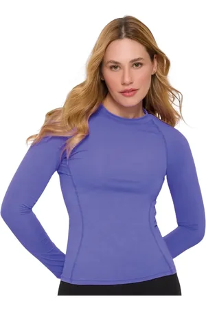 Selene Camiseta Manga Longa Feminina Felpa Segunda Pele