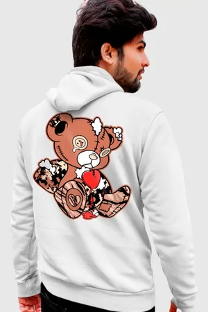Genuine Blusa Moletom Grit Masculina Estampada Algodão 30.1 Urso Sad - G