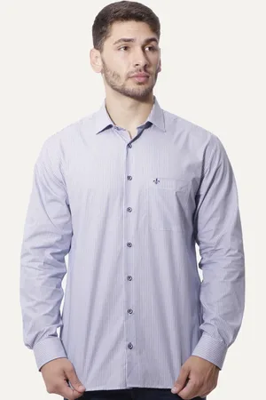 Dudalina Camisa Masculina Comfort Listrada Médio