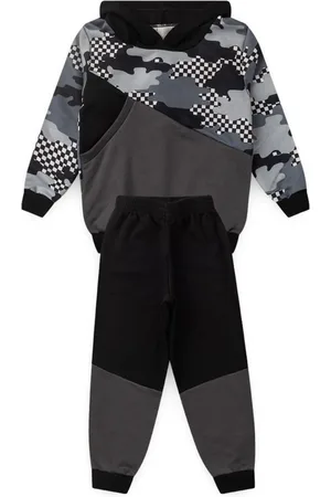 Molekada Infantil - Conjunto Blusão Menino Com Capuz E Calça Em Moletom