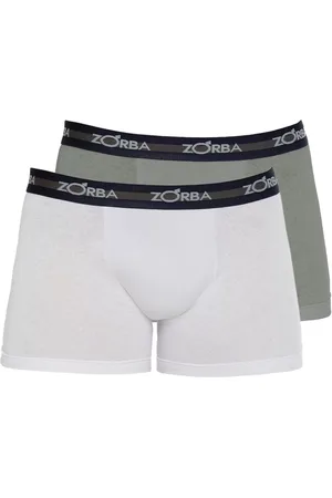 Zorba Kit com 2 Cuecas Boxer 702 Colorido Chumbo