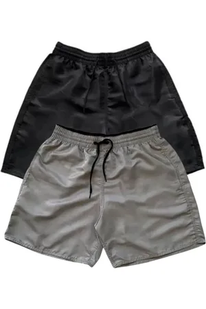 Relaxado Kit 2 Shorts Bermudas Masculino Tactel Moda Praia Fitness Verão Multicolorido