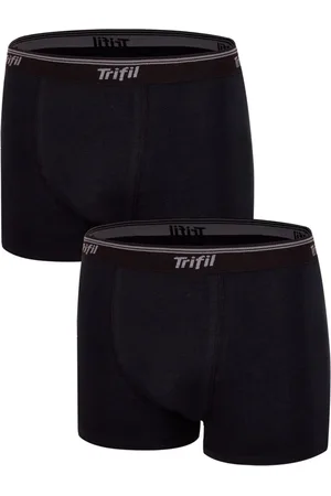 TRIFIL Kit com 2 Cuecas Boxer 5326 Cinza