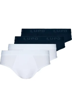 LUPO Kit com 4 Cuecas Slip 485-002