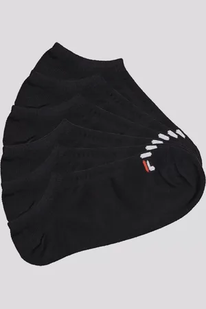 Fila Kit Meia 6 Pares Cano Curto Lisa