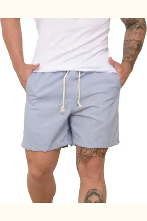 Genuine Bermuda Short Linho Premium Masculino Mauricinho Moda Praia