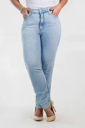 Calça Jeans Feminina Cropped Cintura Alta Anticorpus - Anticorpus