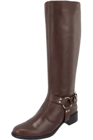 Botas de Cano Longo de femininos em Marrom FASHIOLA .br