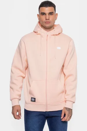 Ecko Moletom Fashion Basic Aberto Pessego