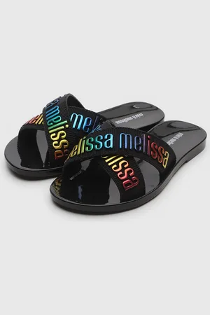 Melissa Infantil - Chinelo Lover Slide Preta