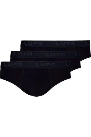 LUPO Kit com 3 Cuecas Slip 485-002