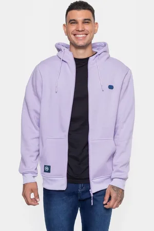 Ecko Moletom Fashion Basic Aberto Lilás