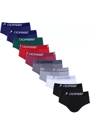 Dorbe Kit 10 Cuecas Slip 100% Algodão