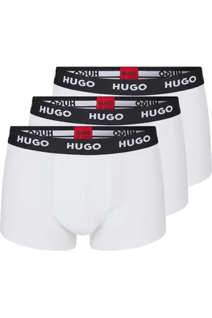 HUGO BOSS Conjunto 3 Cuecas Em Algodão Stretch