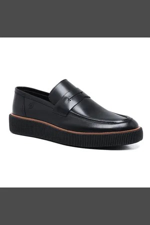 Malbork Sapato Masculino Casual Loafer em Couro Sola Borracha 2401_01P