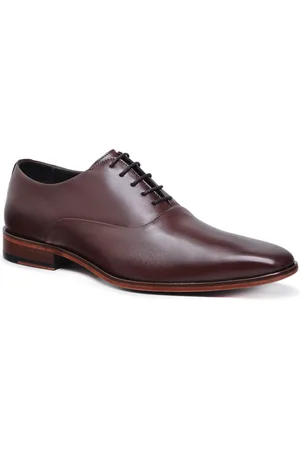 Malbork Sapato Oxford Social Masculino em Couro Cadarço 066M