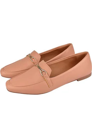 Donatella Shoes Sapato Feminino Mocassim Bico Quadrado Confort Sapatilha