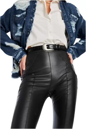 Reversa Calça Malha Couro