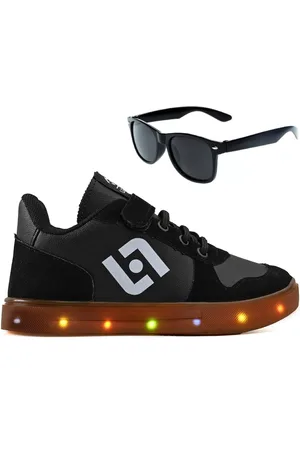 CALCADOS LGHT LIGHT Infantil - Tenis De Led Casual Sapatenis Homem Mulher Street Calce Facil + Oculos