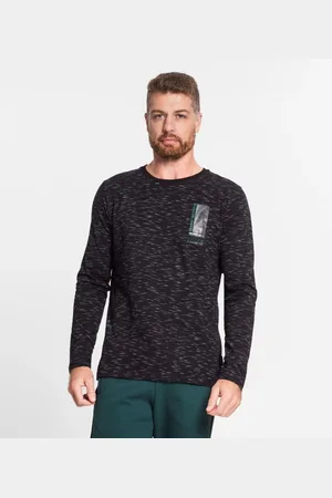 Diametro Camiseta Manga Longa Em Meia Malha