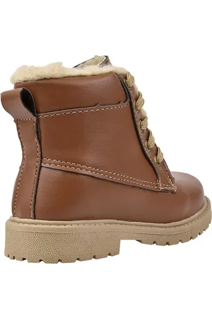 Rosa Chic Calçados Infantil - Bota Coturno Cadarço Coturninho Moda Inverno Confortável Tratorado
