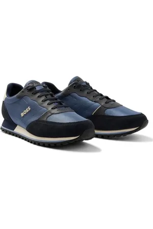HUGO BOSS Tênis Estilo Running Em Material Misto Com Logo Em Relevo