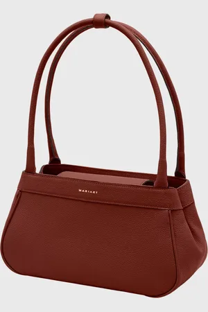 Mariart Bolsa Shoulder Couro Íris Terracota