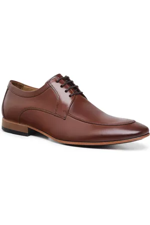 Malbork Sapato Social Masculino Derby Couro Sola Couro 58878M