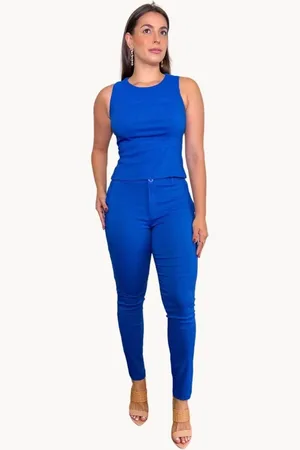 Art CONJUNTO FEMININO BLUSA E CALÇA SKINNY