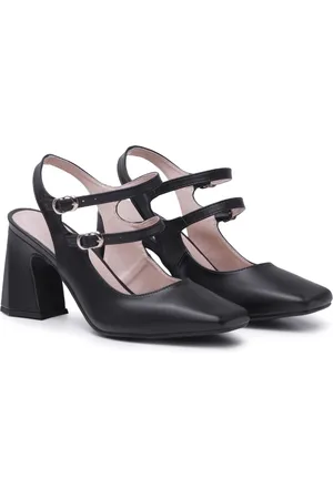 Flor da Pele Sapato Scarpin Feminino Mery Jane Salto Grosso Napa 183130