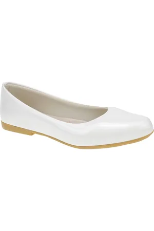 B2A kids Infantil - Sapatilha Menina B2A Bico Fino Branca