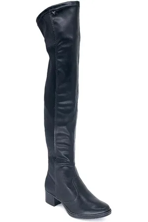 MISSISSIPI Bota Over The Knee Feminina Q8543 Preta