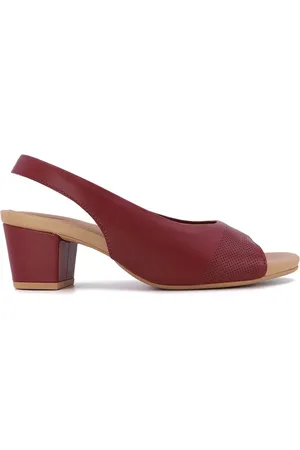 USAFLEX Sandália Slingback Feminina Couro Laser Y8214