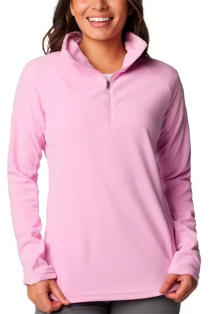 Columbia Moletom Glacial IV Half Zip Violeta Feminino