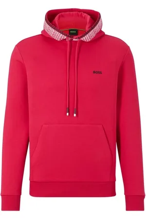 HUGO BOSS Moletom Com Capuz Com Caimento Regular E Cordão De Dois Tons