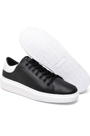Polo Blu Tênis Masculino Adulto Juvenil Conforto Oversized Preto com Branco