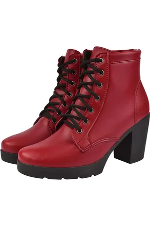 Donatella Shoes Bota Coturno Feminino Salto Alto Cano Médio