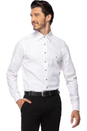 Zaiko Camisa Social Slim Maquinetada Manga Longa 3292