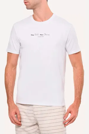 Calvin Klein Camiseta Jeans Masculina New Feels Branca
