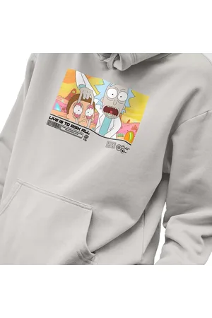 Genuine Blusa Moletom Estampado Masculino em Algodão 30.1 Rick and Morty Live is To Risk All