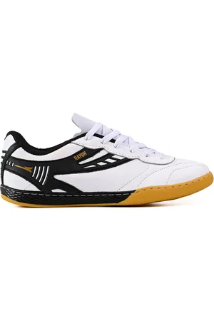 CALCADOS LGHT LIGHT Chuteira Futsal Profissional Masculina em Couro Futebol de Salao Quadra